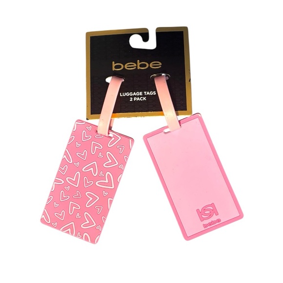 bebe Accessories - NWT Bebe Luggage Tag Set